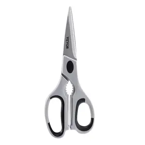 Kitchen Scissors Stainless Steel Kitchen Shears Protective Sheath Grey