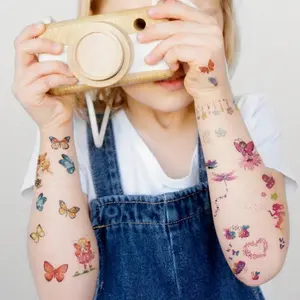 Colorful Butterfly Temporary Tattoo Stickers, Waterproof Long-Lasting Realistic Colors, Easy to Use for Women and Girls, Perfect for Parties