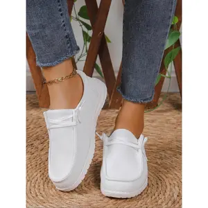 Comfortable Low Top Slip on Shoes, 1 Pair Lightweight Breathable Comfortable Sports Running Shoes for Daily Wear, Perfect for Students and Outdoor Sports, Walking Shoes