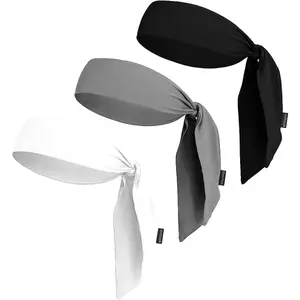 Tie Headband for Women & Men - Ninja Headbands, Head Tie for Running, Basketball, Football & Athletics,Cooling Headband