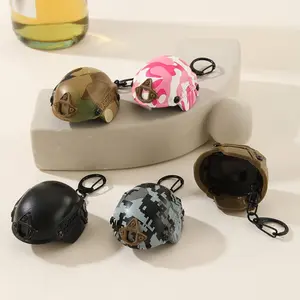 Multi-Function Mini Helmet Keychain, Beer Opener & Car Decoration, Durable Key Accessory for Men