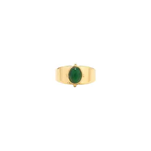 petit moments Domo Ring in Green