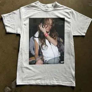 Gildan men's and women's T-shirts, DJ girl cool graphic T-shirts, unisex T-shirts, gift T-shirts, Y2K unisex graphic T-shirts, gothic style, grunge style, emo style, Amity Affliction style clothing, men's and women's streetwear