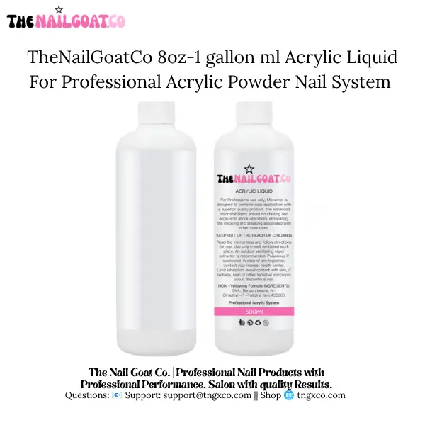 MMA-Free EMA Acrylic Liquid Monomer for Professional Nail Systems