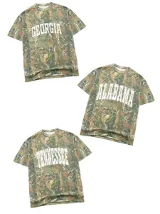 Exclusive Camo College T-Shirts | Georgia, Alabama, Tennessee | Limited Edition | Trendy Streetwear | Perfect for College Fans & Casual Style