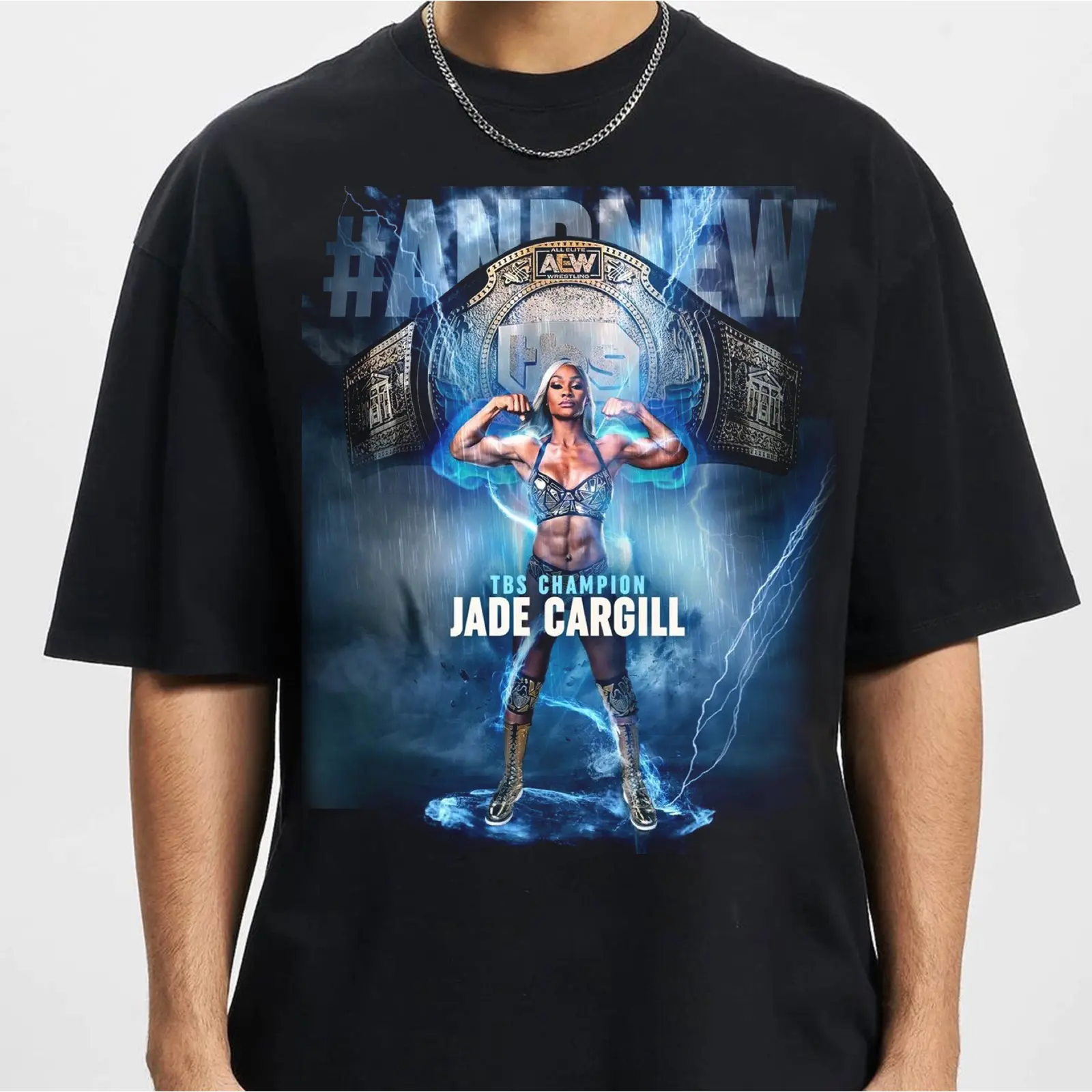 Jade Cargill Storm Edition Black Shirt – Bold Wrestling Design, Unisex Fanwear, Great Gift for Men & Women HY1749