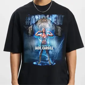 Jade Cargill Storm Edition Black Shirt – Bold Wrestling Design, Unisex Fanwear, Great Gift for Men & Women