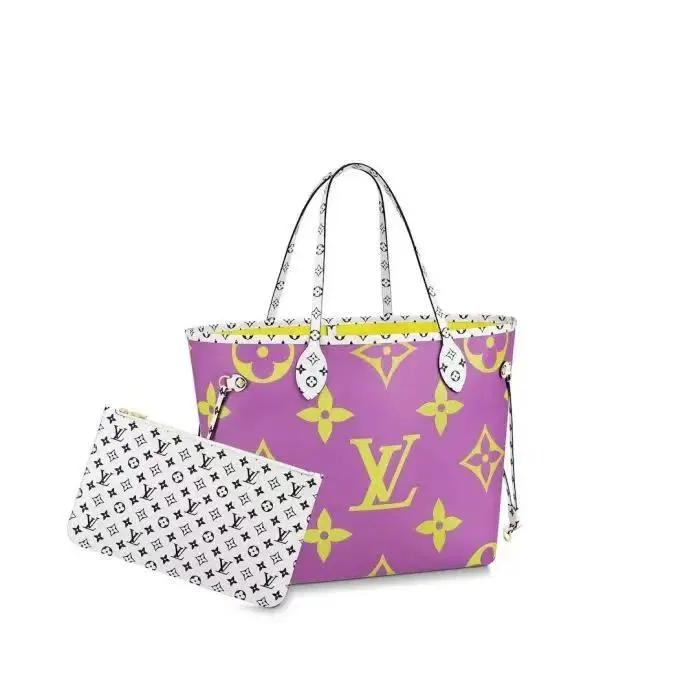 Pre-owned Louis Vuitton hz9 Neverfull MM Monogram Giant Pink Lilac 62533