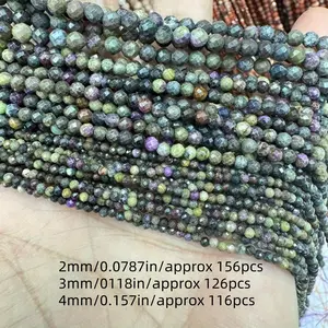 Best-selling 2-3-4mm natural amethyst crystal faceted and polished small round beads - exquisite and gorgeous loose spacer beads arranged in an artistic and loose manner to create a dazzling visual hierarchy.Made from premium luxury materials, meticulous