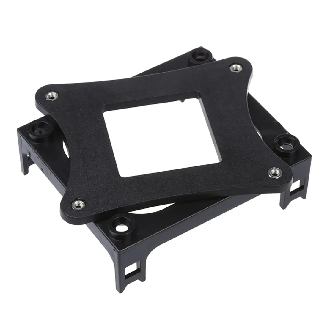 Non-OEM Black Plastic CPU Bracket Base Replacement - 1 Unit for 478 P4 Mainboard, AMD AM2 940 Motherboards, 33g, 7.7x8.6x3.4cm
