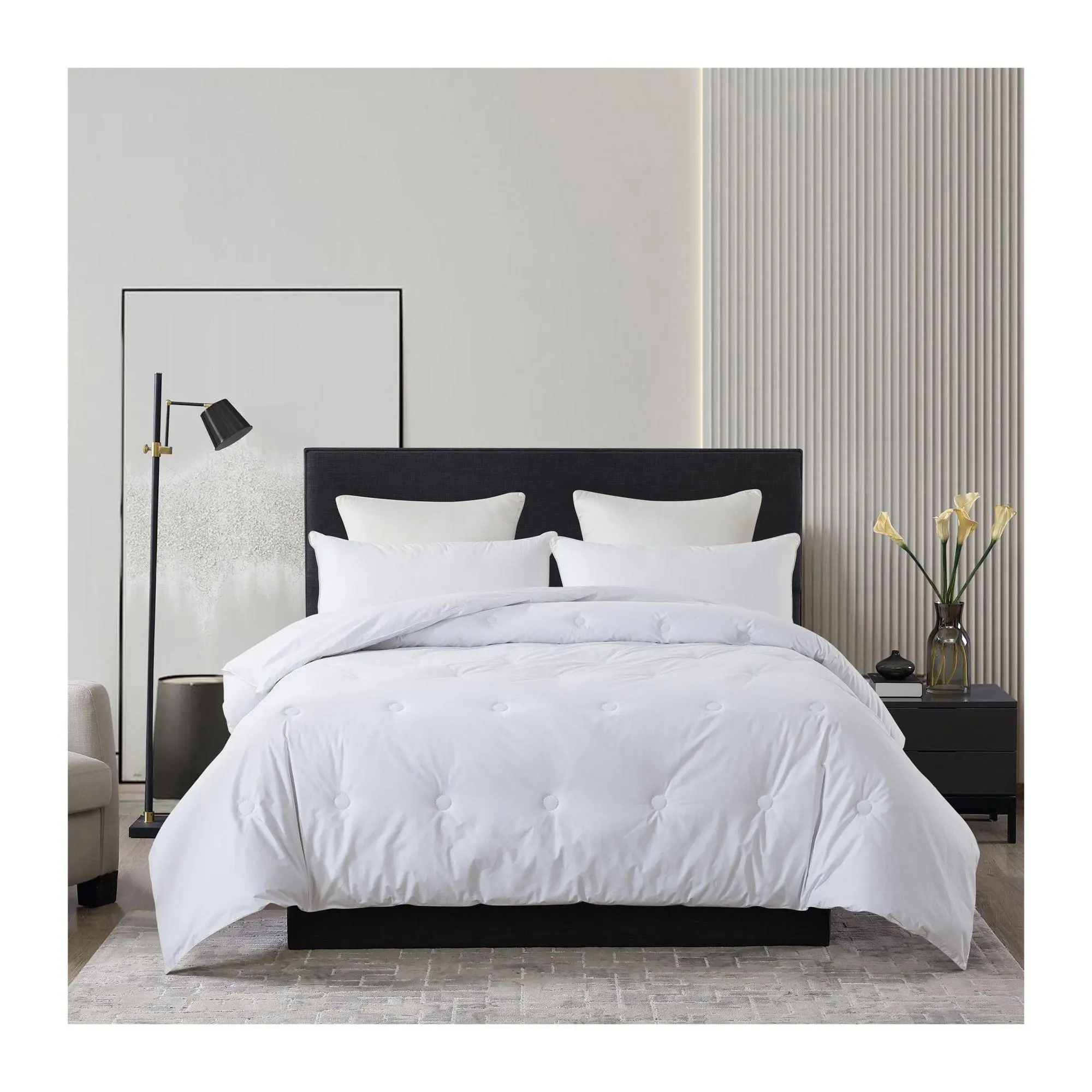 Royal Velvet Tufted Down Alternative Comforter- Twin