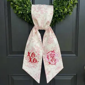 Custom Wreath Sash Embroidery, Wreath Sashes for Front Door valentine, Valentine Wreath Stash, Funny Wreath Sash