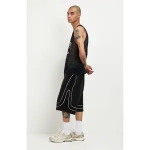 Pacsun Men's Piping Fleece Baggy Sweat Shorts