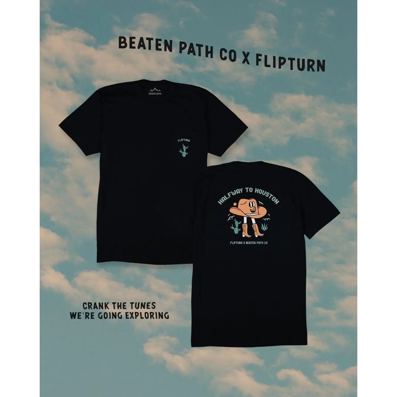FLIPTURN X BEATEN PATH CO TEE