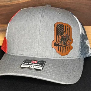 Welder ‘Merica leather patch hat