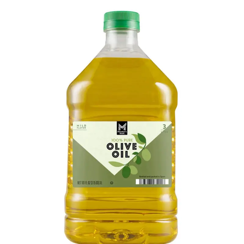 100% Pure Olive Oil 101 fl. Oz - High-Quality Pure Olive Oil Bottle