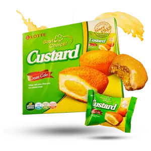 Lotte Custard Cream Cake 12pk Dessert Snack Pastry Sweet Creamy Lotte Custard Cream Cake 12pk Dessert Snack Pastry Sweet Creamy