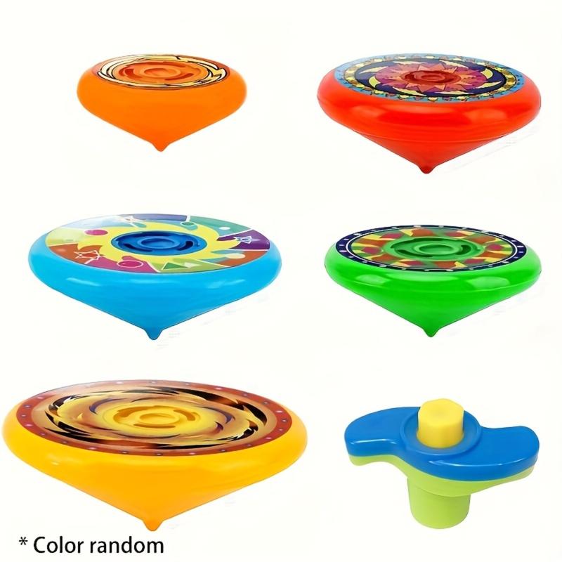 Stackable Colorful Spinning Top - A Bright Colored Spinning Toy with ...