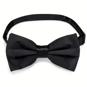 Bow Tie for Formal Tuxedo, Adjustable Pre-Tied Necktie for Casino & Poker Dealers, Uniform Bow Tie for Men