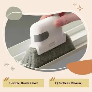 Window Brush Cleaning Tool, Detachable Groove Cleaner, Window Sill Gap Brush, No Dead Angle, Durable & Efficient, Household Cleaning Tool