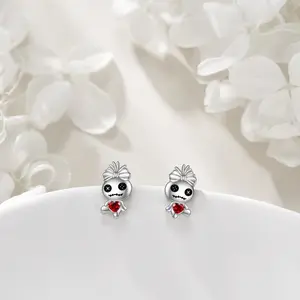 YFN Voodoo Stud Earrings Sterling Silvery Witch Voodoo Earrings Gothic Earrings Jewelry Gifts for Women, Best for Christmas