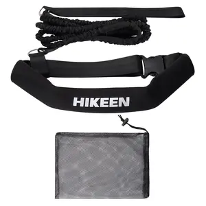 Swimming Training Belt 4M Swimming Tether Swim in Place Harness Stationary Swimming Aquatic Resistance Belt Exercise Neoprene Workout Cardio