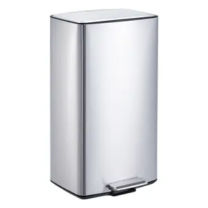 🗑️ 10.6-Gal Stainless Step Can – Soft Close, Odor Filter, Removable Inner Bucket. Sleek, silent, and built to handle a family's daily chaos. Tap to grab yours.