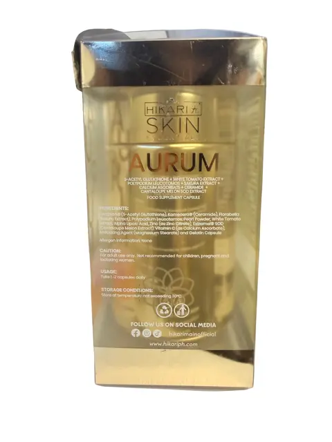Hikari Aurum S-Acetyl Glutathione, 30 Capsules - TikTok Shop Hikari Aurum S-Acetyl Glutathione, 30 Capsules - TikTok Shop