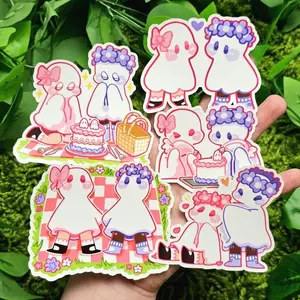 Ghost Date Stickers: Fem x Fem