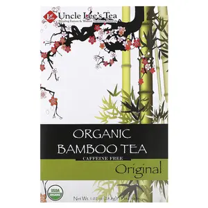 Uncle Lee's Tea Organic Bamboo Tea, Original, Caffeine Free, 18 Tea Bags, 1.02 oz (28.8 g)