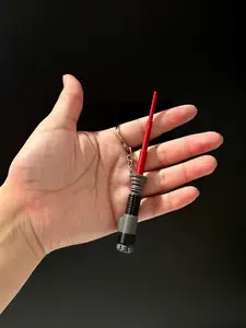 3D Printed Lightsaber Keychain: Retractable Blade