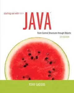 USED-Starting Out with Java: From Control Structures through Objects (5th Edition) by Tony Gaddis (Paperback)
