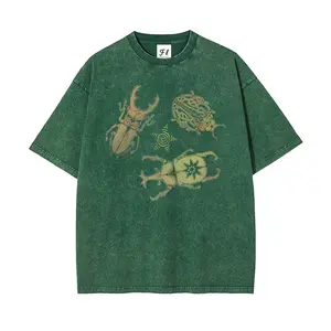 Allomyrina Dichotoma Insect Lover Shirt  S~5XL Oversize Unisex Washed T-Shirt for Women and Men's Unisex Fit Batik Cotton Oversize Streetwear Menswear  Super Soft Pre-Shrunk