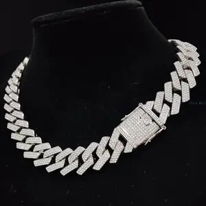 Sparkling Cuban Chain Necklace, 2026 Trendy Hip Hop Geometric Jewelry with Multi-Size Classic Links, Chain for Boyfriend, Ideal for Daily Wear & Gifting