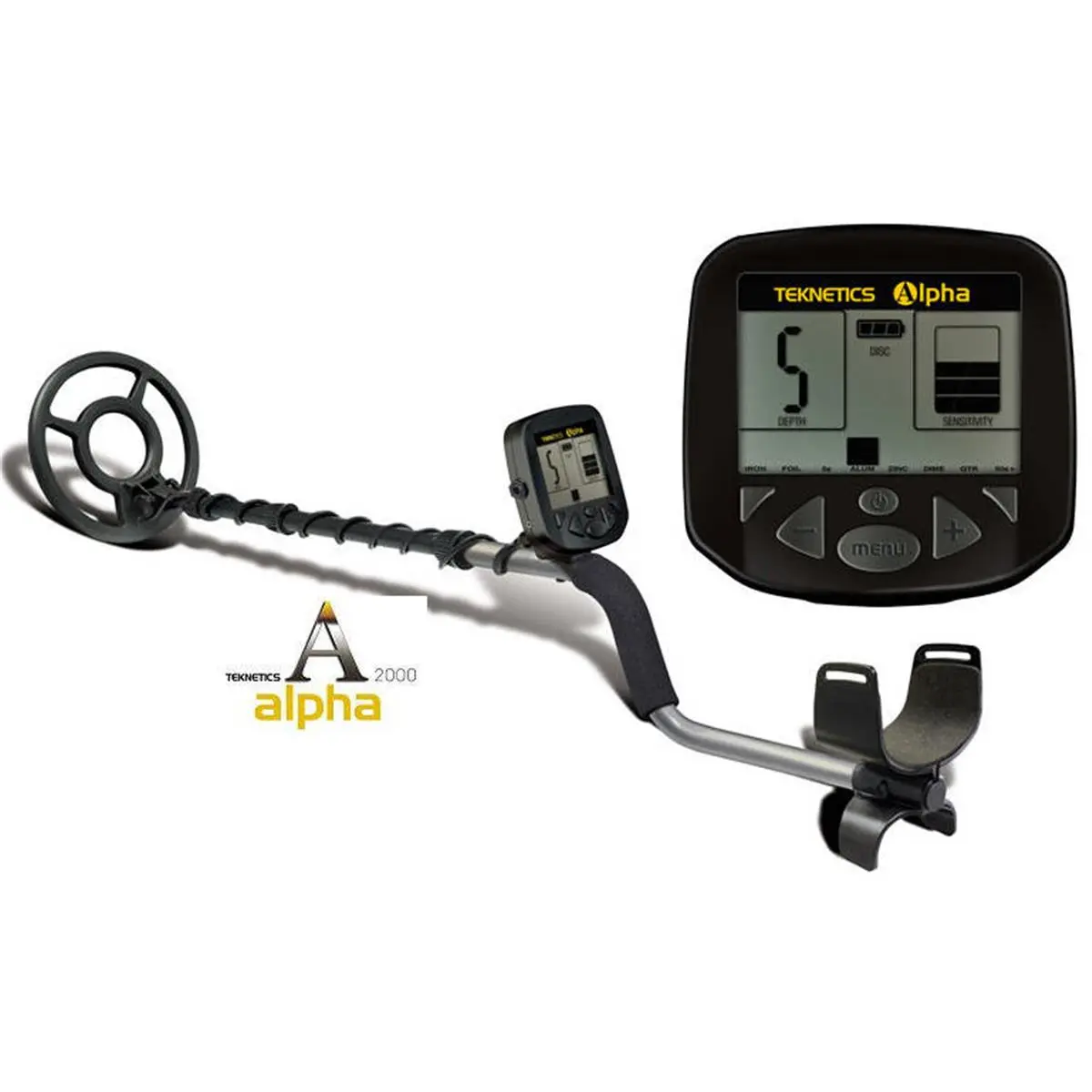 212 MAIN Teknetics Alpha 2000 Handheld Metal Detector, Professional Garden & Hardware Tool