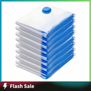 Travel Vacuum Storage Bags With Electric Pump, Vacuum Seal Bags for Clothing, Vacuum Sealer Bags for Luggage, Travel Essentials Space Saving Bag Organizer Pouch