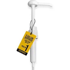 5 Gallon Pump Dispenser for 5 Gallon Bucket Jug Bottle Large Container, Suitable for Shampoo Conditioner Laundry Detergent Syrup Bleach Oil More, Pack of 1