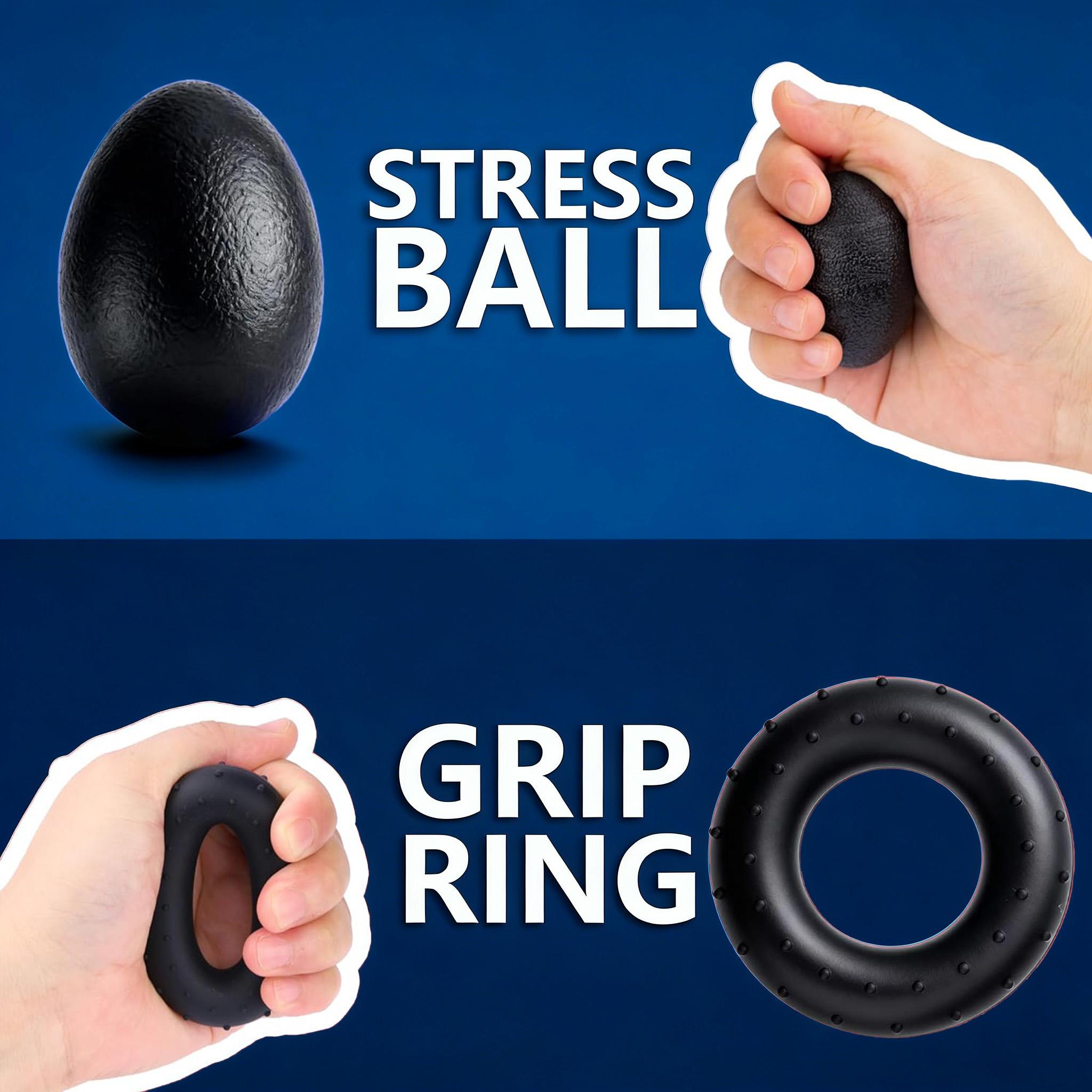 Complete Vein-Boosting Forearm Training Kit, 5-in-1 Hand Exerciser Set Ideal for Grip Strength, Finger Fitness & Stress Relief