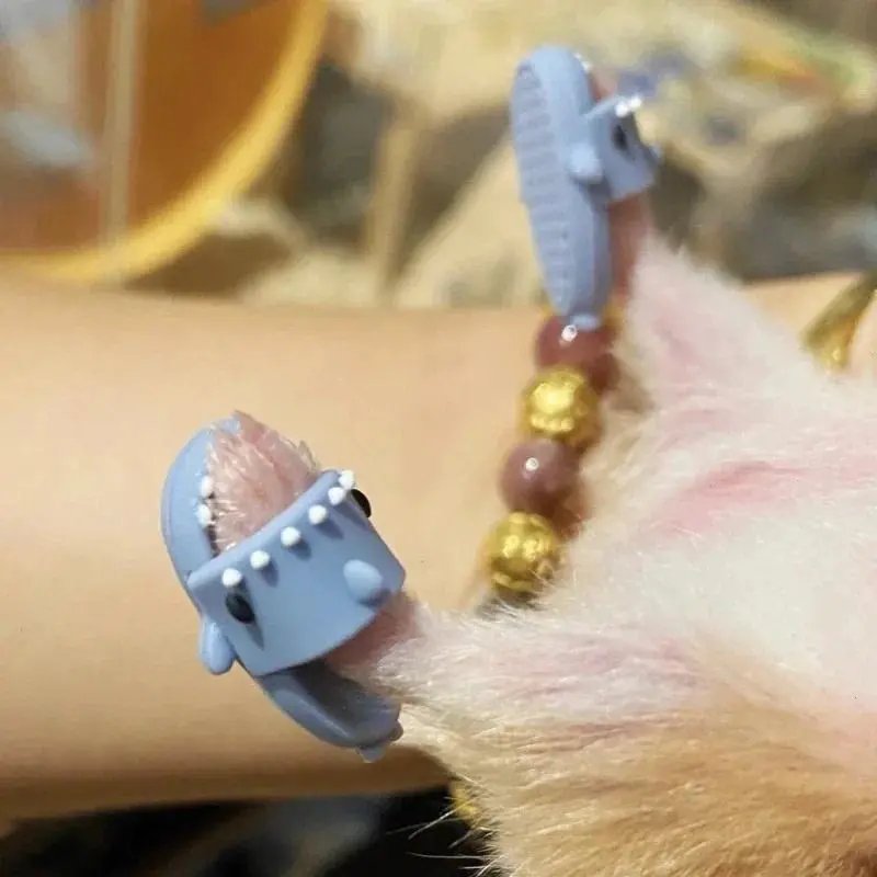 Hamster Shoes Golden Bear Slippers Cute Shark Seal Cosplay Suit Small Pet Clothing CostumeGuinea Pigs Assessories Pet Decor Doll