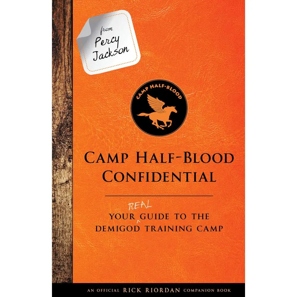 USED Book - From Percy Jackson: Camp Half-Blood Confidential-An Official Rick Riordan Companion Book: Your Real Guide to the Demigod Training Camp by Riordan, Rick (Hardcover) - english
