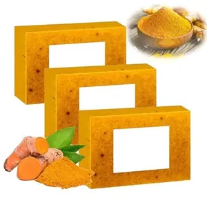 Lemon Turmeric Kojic Perfumed Soap Fragrance, Lemon Turmeric & Kojic Soap Bar for Face and Body for All Skin Types
