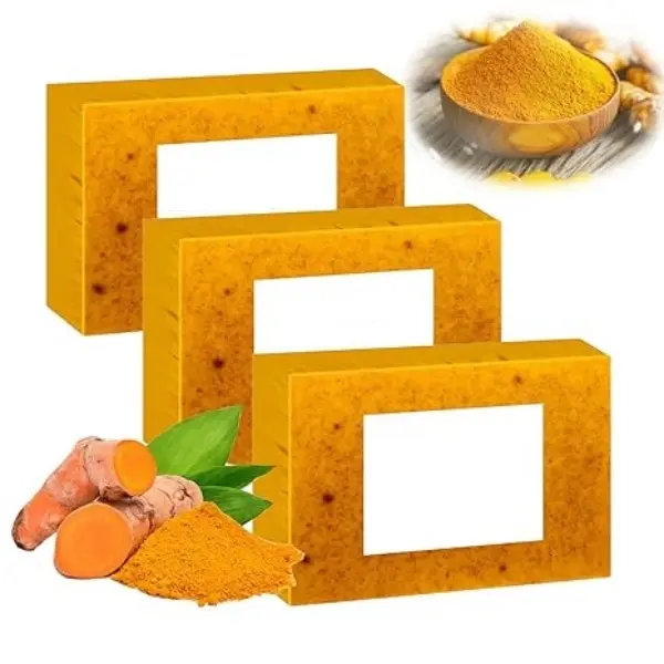 Lemon Turmeric Kojic Perfumed Soap Fragrance, Lemon Turmeric & Kojic Soap Bar for Face and Body for All Skin Types
