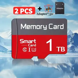 2-Pack 1TBMemory cards, TF memory cards, Micro SD cards and adapters for tablets/cameras/laptops/PCS/car audio/game consoles/audio - securely store your files! Micro tf