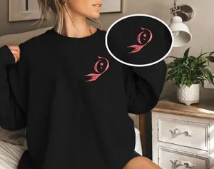 Embroidered Lemurian Mark Tattoo Deepspace Otome Crewneck Sweatshirt, Love and Deepspace Inspired Tee, Otome Game, Gift for fans, Games shirt, Tomorrow Catch 22 Cotton T-shirt, Rafayel, Xavier, Zayne, Trio, Caleb
