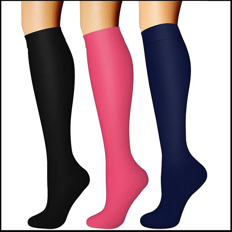 3 pairs  11 black/rose red/navy blue