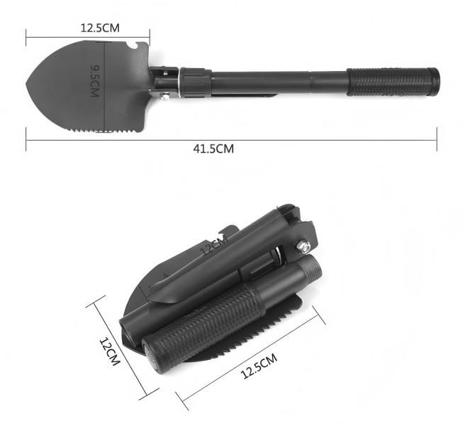 Professional Metal Detector Kit | Heavy-Duty Folding Shovel & Adjustable Search Coil for Camping & Treasure Hunting