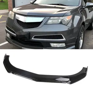 4Pcs For Acura MDX SUV Front Bumper Lip Spoiler Chin Splitter Body Kit Black