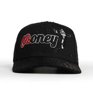 Money Crystals Bigg Boss Cap - Black