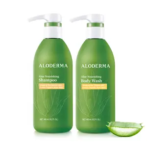 Aloderma Aloe Nourishing Set - Nourishing Shampoo, Nourishing Body Wash