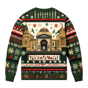 Get Festive with Smithsonian Ugly Christmas Sweater - Perfect for Holiday Parties & Family Gatherings! Funny Holiday Gift for Men, Women, & Kids.